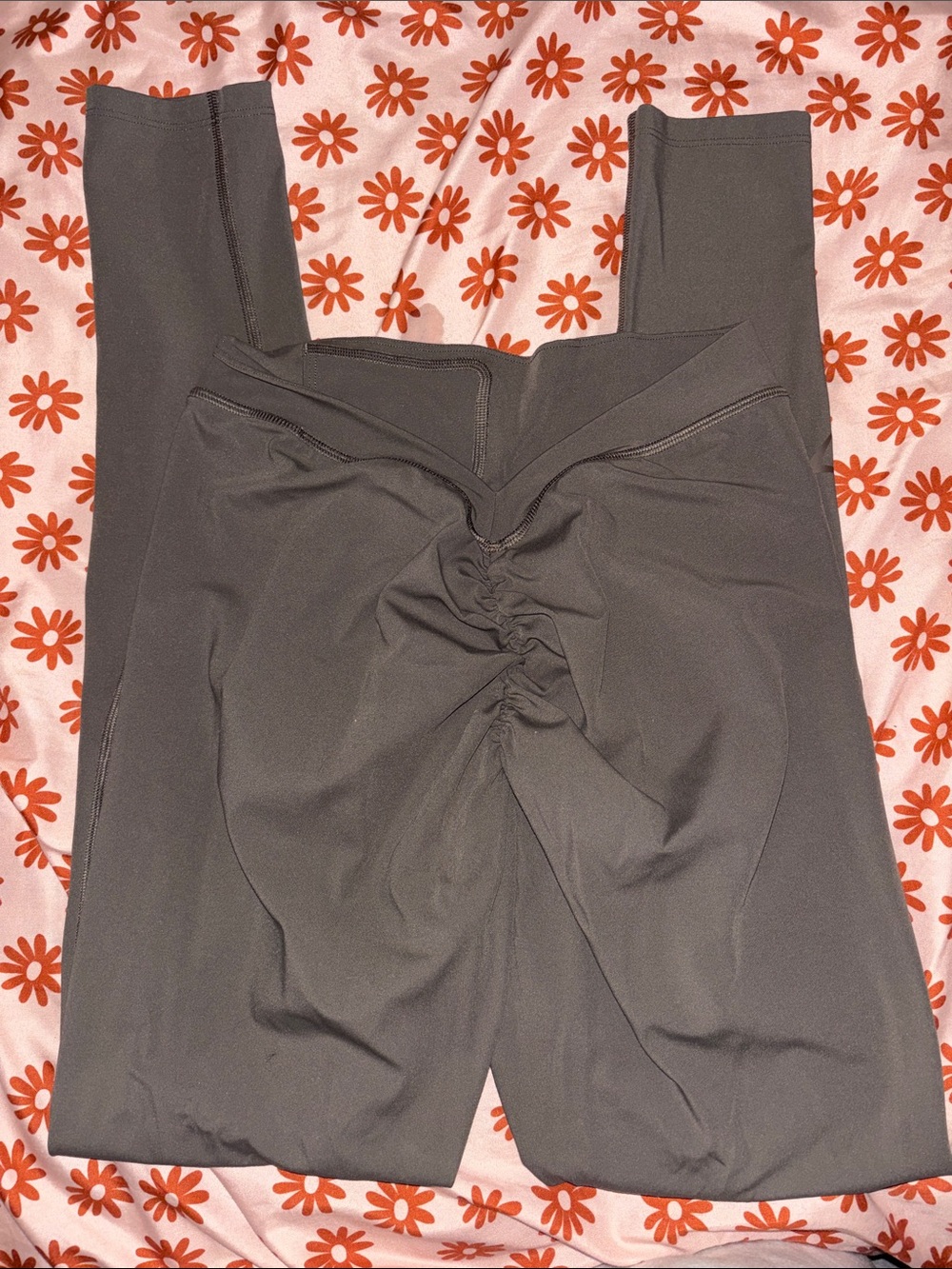 Gymshark Scrunch-Back High-Waist Leggings - Olivie green